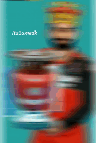 A Blurry Picture Of A Person With The Words Itzsumedh On The Bottom Right GIF