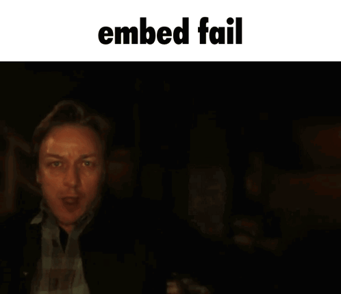 A Blurry Picture Of A Woman With The Words Embed Fail Below It GIF