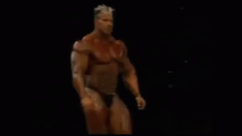 A Bodybuilder With The Name Jay Cutler Usa On The Bottom GIF