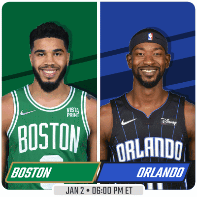 A Boston And Orlando Basketball Game Is Scheduled For January 2 GIF