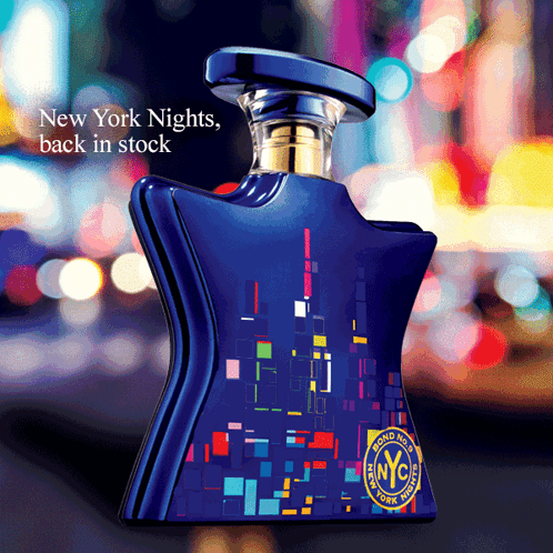 A Bottle Of Bond No.9 New York Nights Perfume GIF