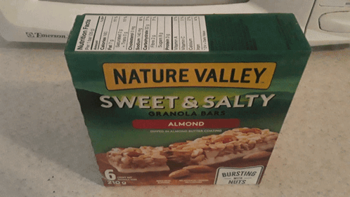 A Box Of Nature Valley Sweet Salty Granola Bars GIF