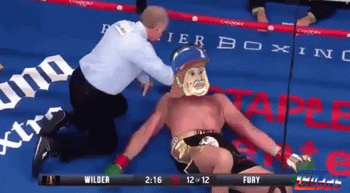 A Boxing Match Between Wilder And Fury Takes Place GIF