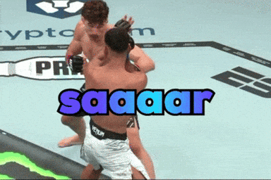 A Boxing Match With The Word Saaaar On The Bottom GIF