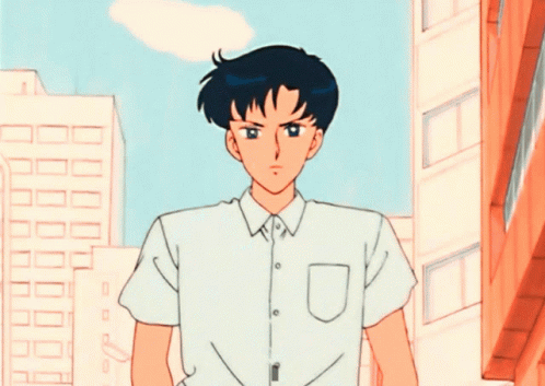 A Boy And A Girl Are Standing Next To Each Other In A Cartoon GIF