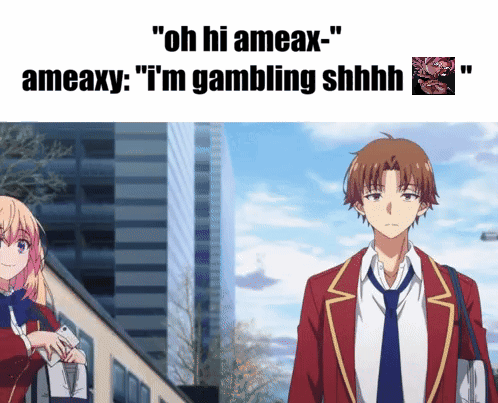 A Boy In A Red Jacket And Tie Stands Next To A Girl In A White Shirt GIF