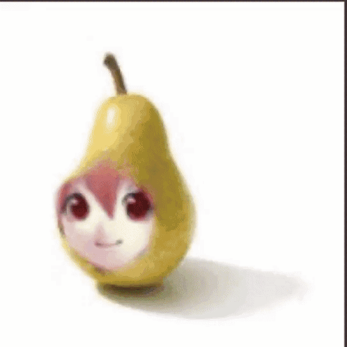 A Bunch Of Grapes With A Person 'S Face On It . GIF
