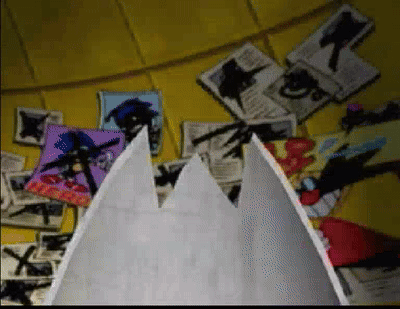 Pictures On Wall Including One Saying X GIF