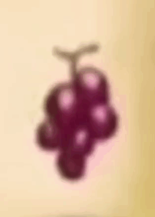 A Bunch Of Purple Grapes Are Floating In The Air . GIF