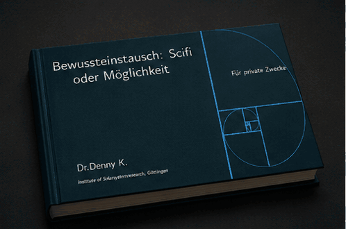 A Burning Book Titled Bewusstinstausch Scifi Oder Möglichkeit By Dr Denny K. GIF