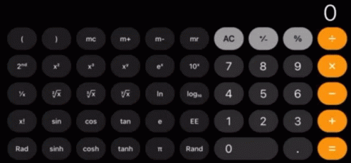 A Calculator Displays A 1,000,000,000,000,000,000 Number GIF