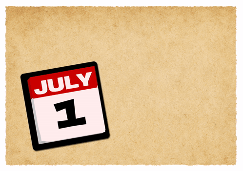 A Calendar Shows The Date As July 4Th GIF
