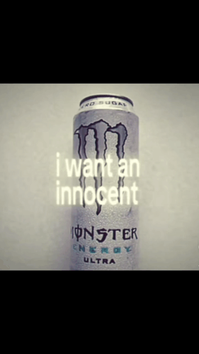 Can Of Monster Energy Ultra On Table GIF
