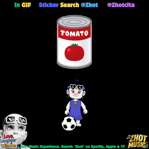 a can of tomato is shown in a gif