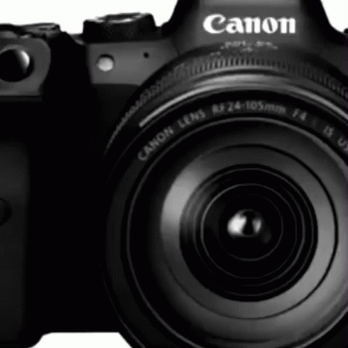 A Canon Camera Has A Lens That Is Rf 24-105Mm GIF
