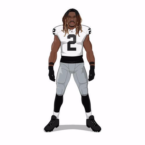 A Card Of A Player Named Ashton Jeanty For The Raiders GIF
