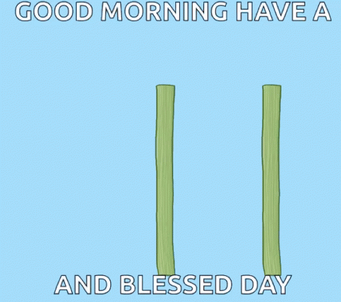 A Card That Says Good Morning Have A Happy Palm Sunday GIF