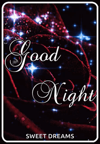 A Card That Says Good Night Sweet Dreams On It GIF