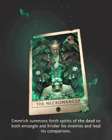 Necromancer Card With Skeleton GIF