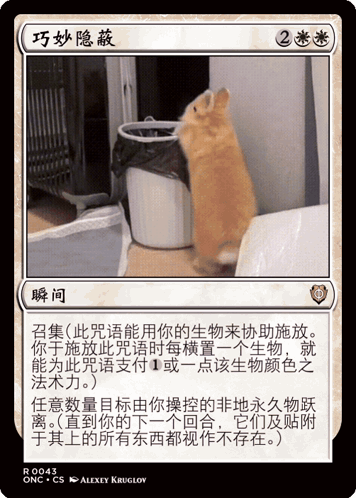 A Card With A Picture Of A Cat On It That Says Alexey Kruglov GIF
