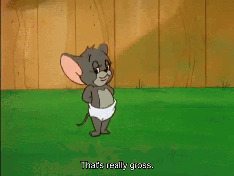 A Cartoon Bear Is Saying " Maybe So But I Liked It " GIF