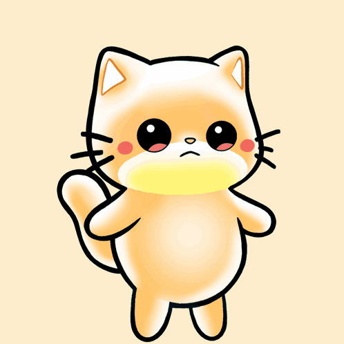 A Cartoon Cat Is Holding A Bag Of Ice And The Word Freeze Is Above It GIF