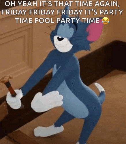 Cartoon Cat Holding Hammer Saying Oh Yeah GIF
