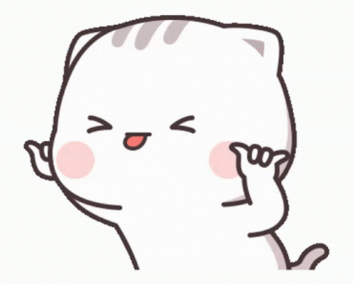 A Cartoon Cat Is Making A Funny Face And Covering His Ears GIF