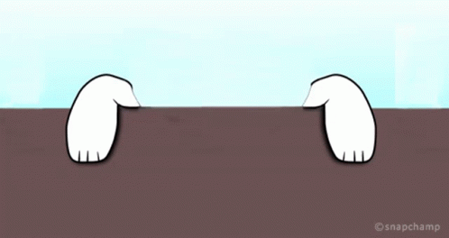 A Cartoon Cat Is Peeking Over A Sign That Says Helloo Good Morning GIF