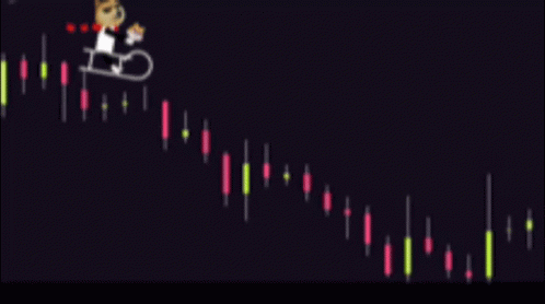 A Cartoon Cat Is Riding A Bicycle On Top Of A Full Moon GIF