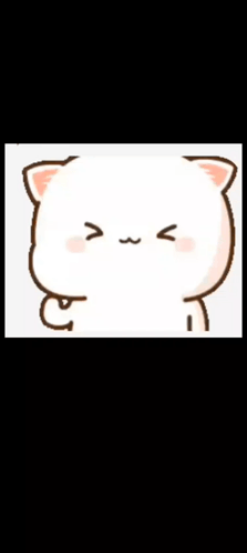 A Cartoon Cat Is Sticking Its Tongue Out . GIF