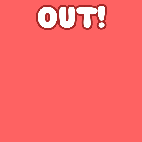 A Cartoon Cat Is Wearing Sunglasses And Holding A Red Card With The Word Out Above It GIF