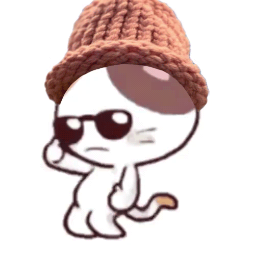 A Cartoon Cat Wearing Sunglasses And A Hat GIF