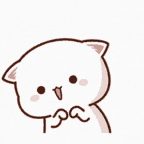A Cartoon Cat With A Bow Tie Is Making A Face . GIF