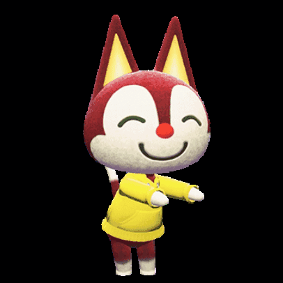 A Cartoon Cat With A Yellow Shirt And Red Ears GIF