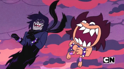 A Cartoon Character From Cn Network Is Laughing GIF