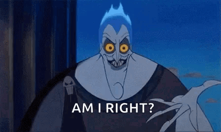Hercules Cartoon Asking Am I Right GIF
