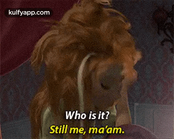A Cartoon Character From Frozen Is Asking Who Is It GIF
