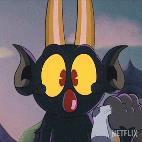 A Cartoon Character From Netflix Is Holding A Piece Of Paper In His Hand GIF