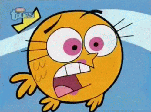 A Cartoon Character From Nickelodeon Shows A Surprised Look On Her Face GIF