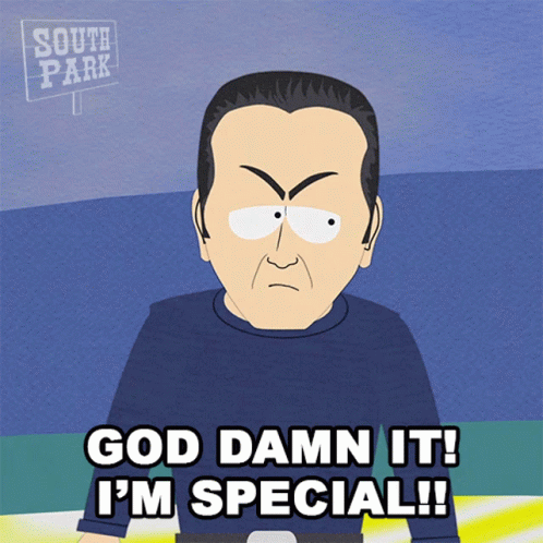 A Cartoon Character From South Park Says God Damn It GIF
