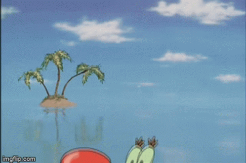 A Cartoon Character From Spongebob Is Holding A Bell In His Hand GIF