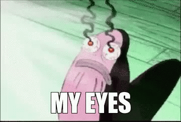 A Cartoon Character From Spongebob Squarepants Is Laying On The Floor With His Eyes Closed . GIF