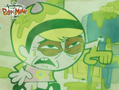 A Cartoon Character From The Grim Adventures Of Billy Mandy GIF