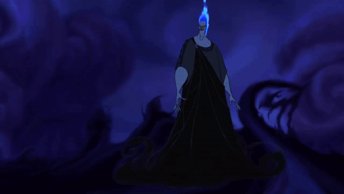 A Cartoon Character Has A Blue Flame Coming Out Of His Head And Is Holding A Cup GIF