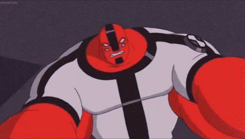 A Cartoon Character Has The Word Cartoon On The Bottom Left GIF