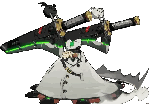 a cartoon character holding a large sword with the word battle on the side