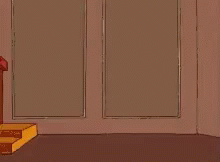 A Cartoon Character Is Breaking Through A Wall With The Words Ohh Yeahhh GIF