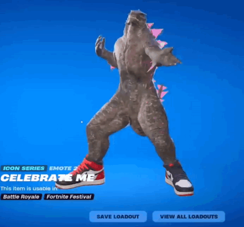 A Cartoon Character Is Dancing In A Video Game While Wearing Sneakers . GIF