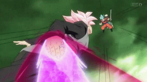A Cartoon Character Is Fighting Another Character With A Sword In A Boxing Ring . GIF